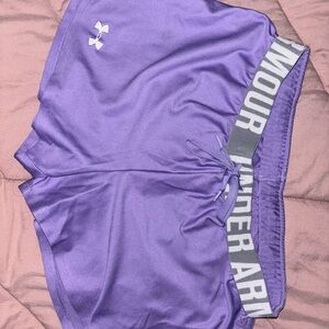 Under Armour Women's Lavender Athletic Shorts